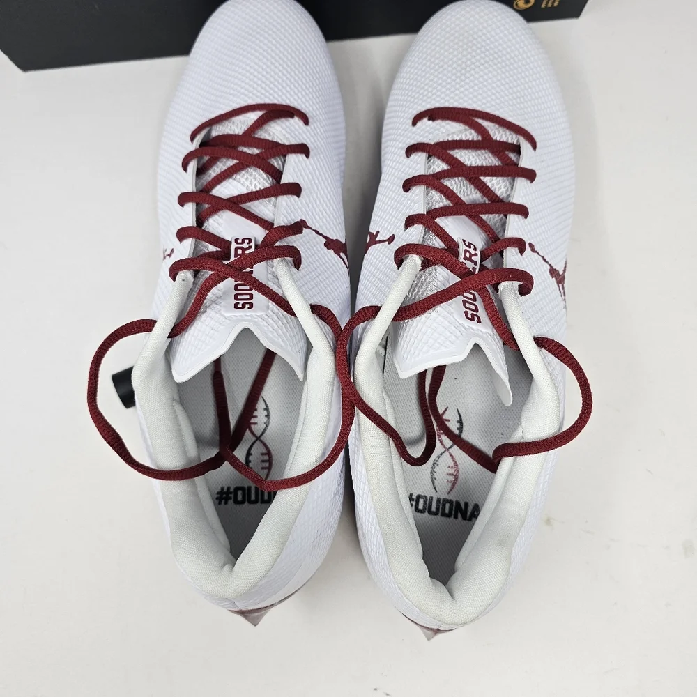 New Jordan Vapor Edge Speed 360 DT SMU PE Oklahoma Sooners DH3361-104 Size 14.5.